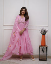 Beautiful Embroidery And Sequence Work Set For Women